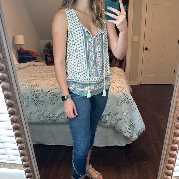 Hem & Thred patterned tank - Picture 3 of 10